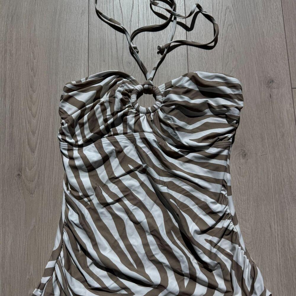 Michael kors halter swim tankini